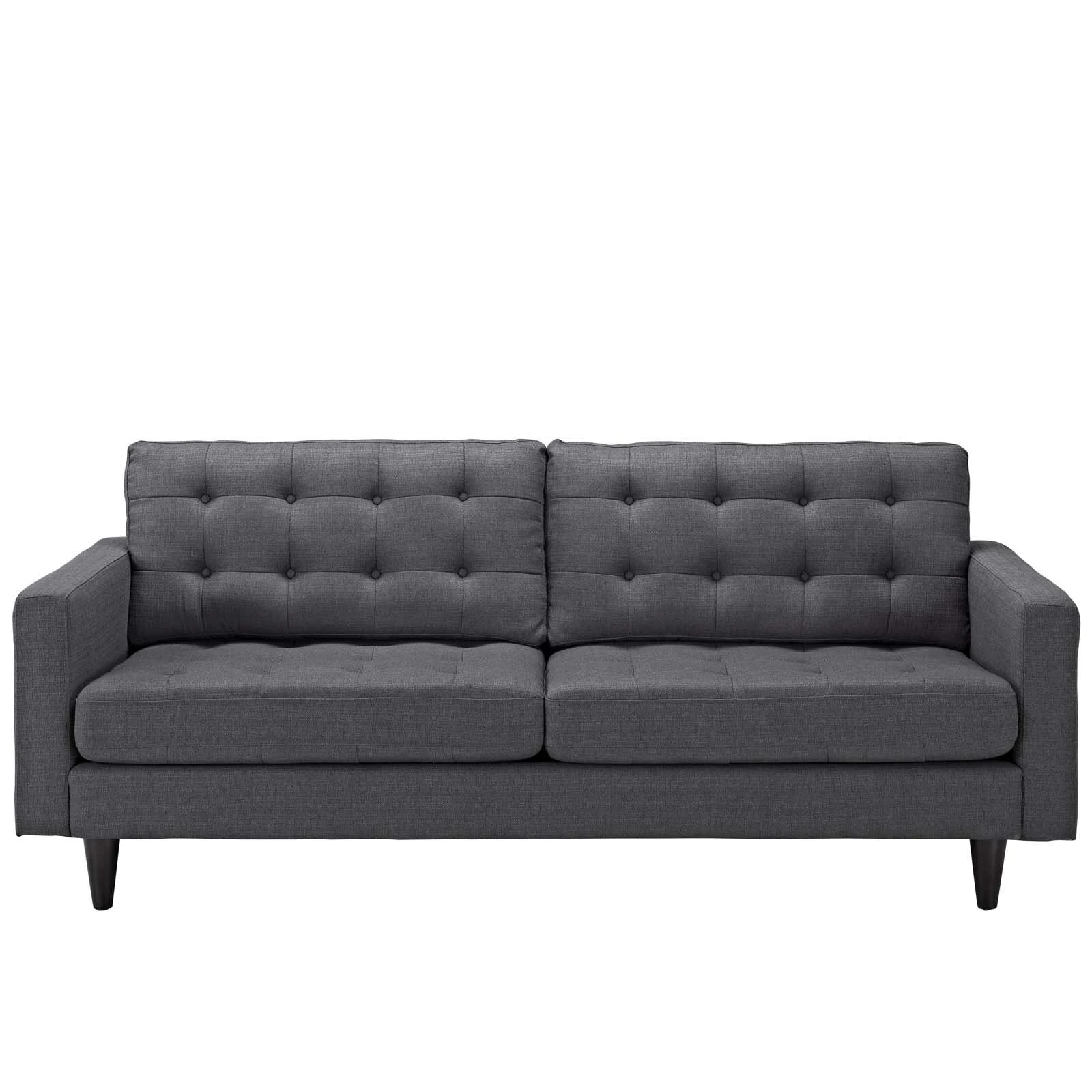 Empress Upholstered Fabric Sofa 3 Empress Upholstered Fabric Sofa