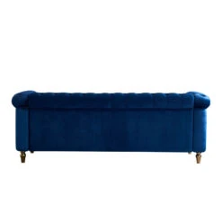 Chesterfield Velvet Sofa 84.65 Inch For Living Room BLUE Color 14 Chesterfield Velvet Sofa 84.65 Inch For Living Room BLUE Color -Olsberg shop 6b3e9cb7c64e49b2a6a875dea0560d3a