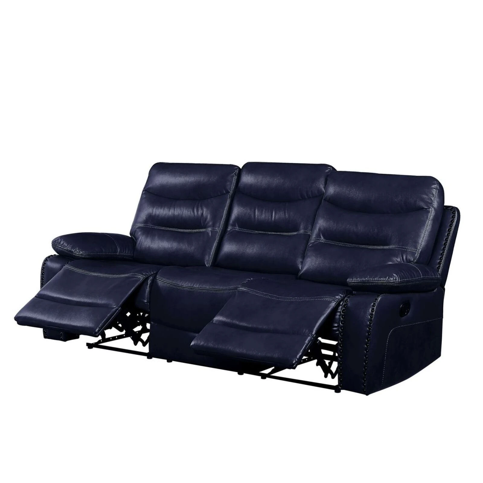 Aashi Sofa (Motion), Navy Leather-Gel Match 6 Aashi Sofa (Motion), Navy Leather-Gel Match - Image 4