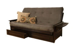 Olsberg shop 20 Queen-size Phoenix Futon With Storage In Espresso Finish