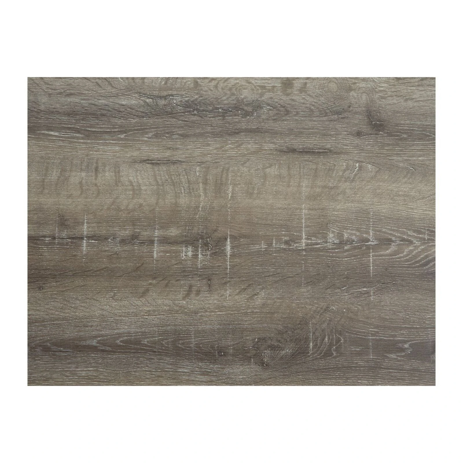 Wooden Table Set With Sturdy Metal Base, Set Of Three, Gray And Brown-Benzara 6 Wooden Table Set With Sturdy Metal Base, Set Of Three, Gray And Brown-Benzara - Image 4