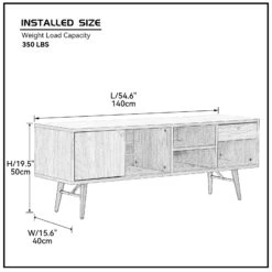 Mid Century Modern Low Profile Media Console TV Stand Walnut Stylish And Functional Sleek Design With Ample Storage Space 11 Mid Century Modern Low Profile Media Console TV Stand Walnut Stylish And Functional Sleek Design With Ample Storage Space -Olsberg shop 748d0a80f7504d6a9bb4ab7cb7a6a1d7