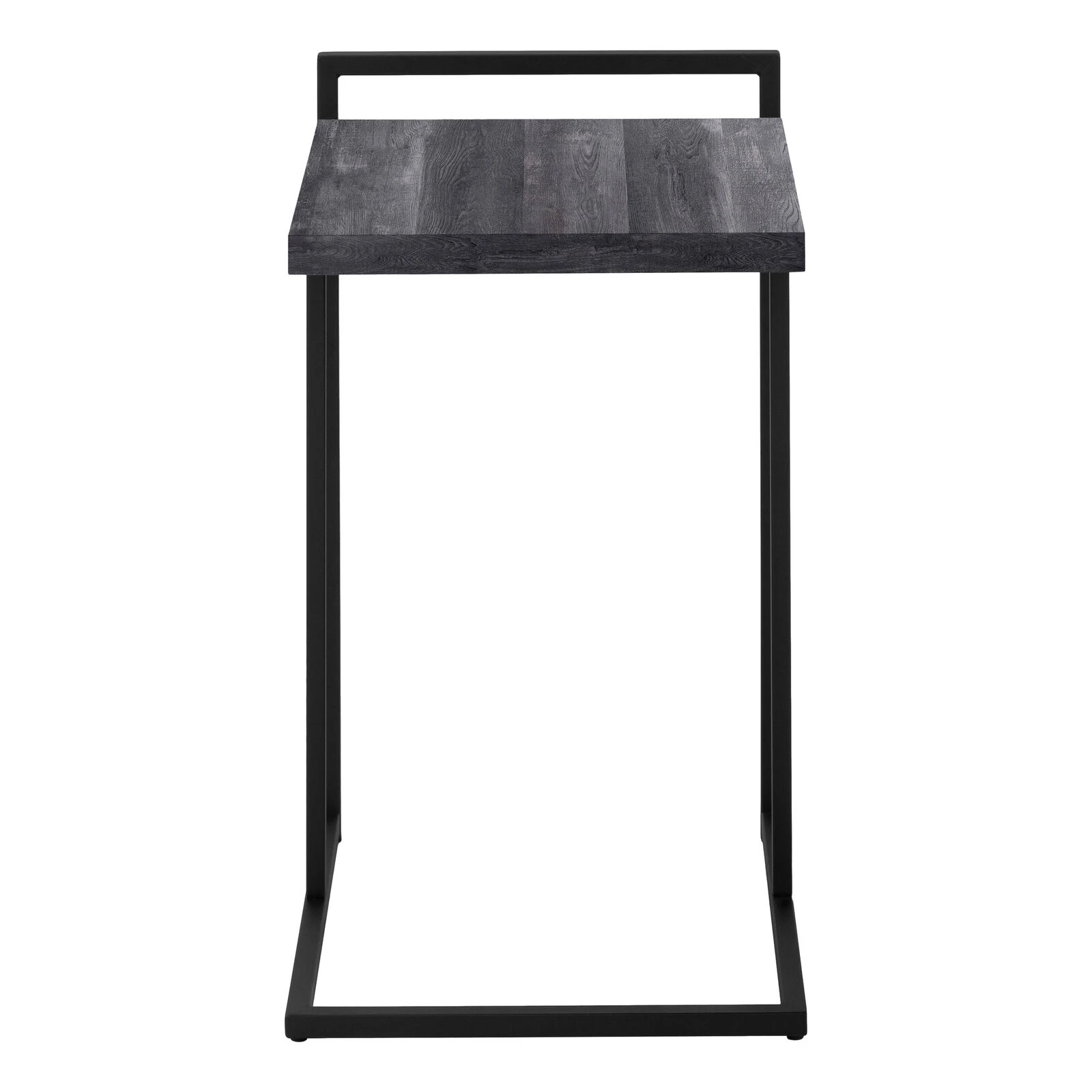 Monarch Specialties I 3633 Accent Table, C-shaped, End, Side, Snack, Living Room, Bedroom, Metal, Laminate, Black, Contemporary, Modern 7 Monarch Specialties I 3633 Accent Table, C-shaped, End, Side, Snack, Living Room, Bedroom, Metal, Laminate, Black, Contemporary, Modern - Image 5