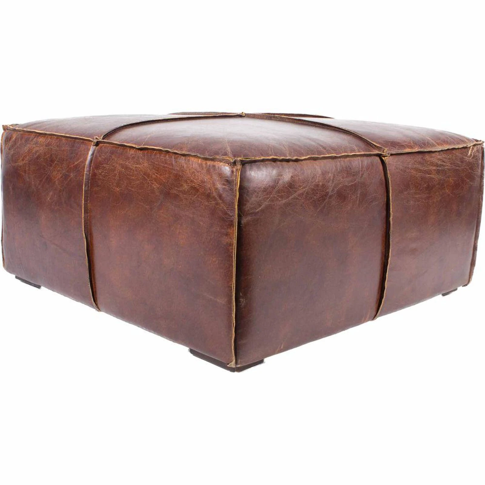 Stamford Leather Coffee Table - Dark Brown, Belen Kox 5 Stamford Leather Coffee Table - Dark Brown, Belen Kox - Image 3