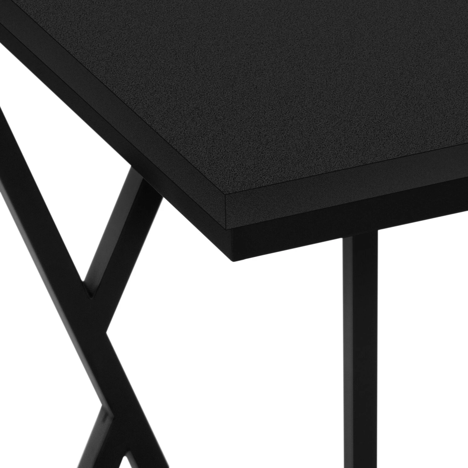 Monarch Specialties I 3247 Accent Table, C-shaped, End, Side, Snack, Living Room, Bedroom, Metal, Laminate, Black, Contemporary, Modern 10 Monarch Specialties I 3247 Accent Table, C-shaped, End, Side, Snack, Living Room, Bedroom, Metal, Laminate, Black, Contemporary, Modern - Image 8