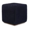 Homezia 16" Navy Cotton Blend Pouf Cube Ottoman 1 Homezia 16" Navy Cotton Blend Pouf Cube Ottoman -Olsberg shop 7b80c610b41c4edf96105bd3163d0c49