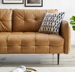 Cameron Tufted Vegan Leather Sofa Brown EEI-4452-TAN 21 Cameron Tufted Vegan Leather Sofa Brown EEI-4452-TAN -Olsberg shop 86c326821892424ca9d4e42609e2db6b