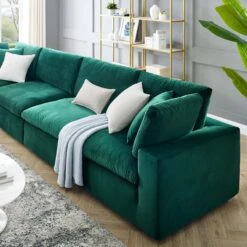 Commix Down Filled Overstuffed Performance Velvet 4-Seater Sofa 21 Commix Down Filled Overstuffed Performance Velvet 4-Seater Sofa -Olsberg shop 889646bfee9e4cd5b1f4687d297cff98