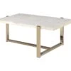 ACME Feit Coffee Table, Faux Marble & Champagne -Olsberg shop 8cb834d99c40438581a951baff2774e7