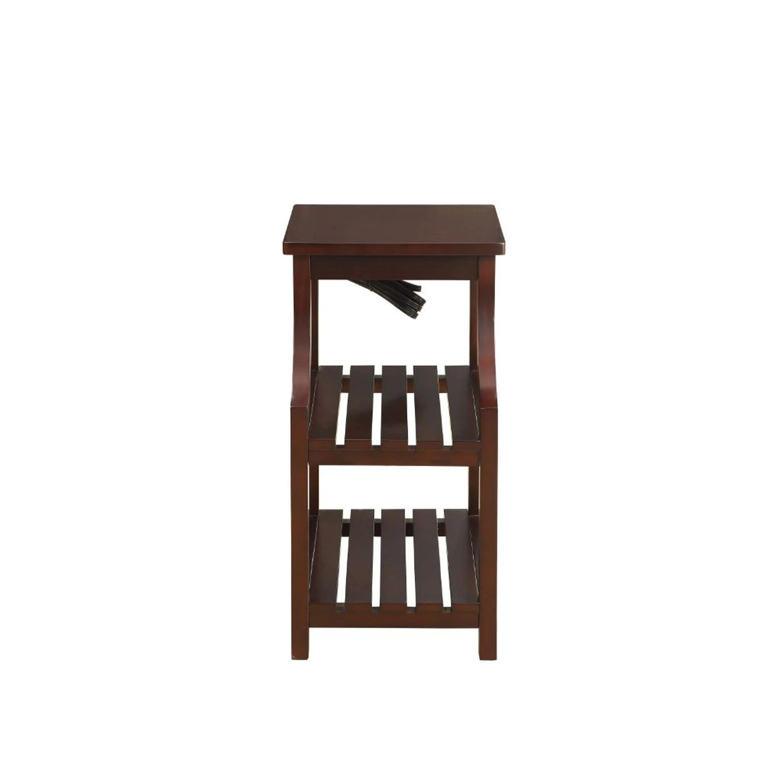 Homezia Espresso Wooden Usb Port Storage End Table 3 Homezia Espresso Wooden Usb Port Storage End Table