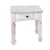 Transitional Style Wooden End Table With 1 Drawer Storage, White- Benzara 2 Transitional Style Wooden End Table With 1 Drawer Storage, White- Benzara -Olsberg shop 917a9e135f7842de9b1204578e899234