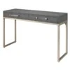 Console Table With Two Drawers And Metal Base, Gray-Benzara -Olsberg shop 9450d0101ef1435e84fa4a90decd5d40
