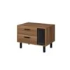 Accent Table With A Stlish Pull Out Tray, Brown And Black-Benzara 1 Accent Table With A Stlish Pull Out Tray, Brown And Black-Benzara -Olsberg shop 9910b9b2ca4545979834c403a264505c