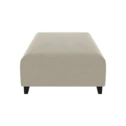 Ottoman SOFA C Beige With Black Foot