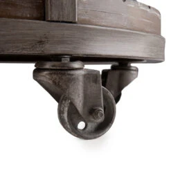 Homezia 24" Brown Manufactured Wood And Iron Round End Table With Shelf 11 Homezia 24" Brown Manufactured Wood And Iron Round End Table With Shelf -Olsberg shop 9ddc124268d14eeda60eab3792ed3b92