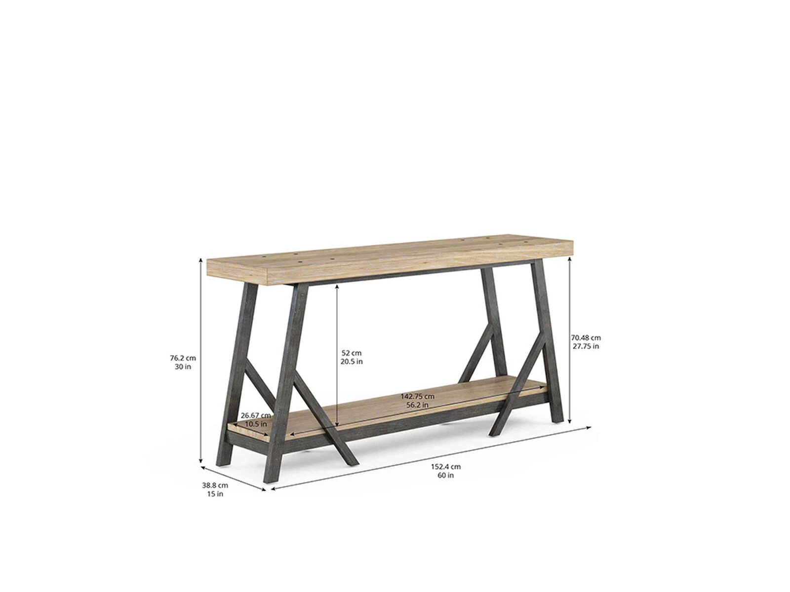 Frame Console Table 6 Frame Console Table - Image 4