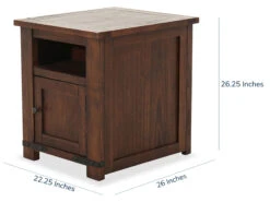 Budmore End Table 15 Budmore End Table -Olsberg shop ASH T372 3 dim