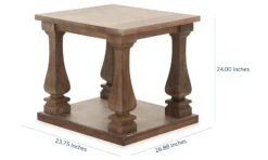 Johnelle End Table 19 Johnelle End Table -Olsberg shop ASH T776 3 dim