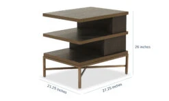 Beaumont End Table -Olsberg shop BHT 520 121 dim
