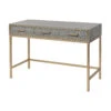 Sands Point Grey Desk - 3 Drawer 1 Sands Point Grey Desk - 3 Drawer -Olsberg shop ELKDS 3169 101B 01