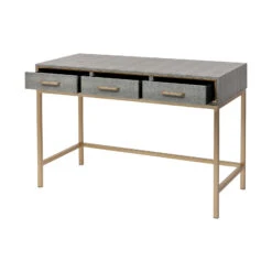 Sands Point Grey Desk - 3 Drawer 9 Sands Point Grey Desk - 3 Drawer -Olsberg shop ELKDS 3169 101B 02