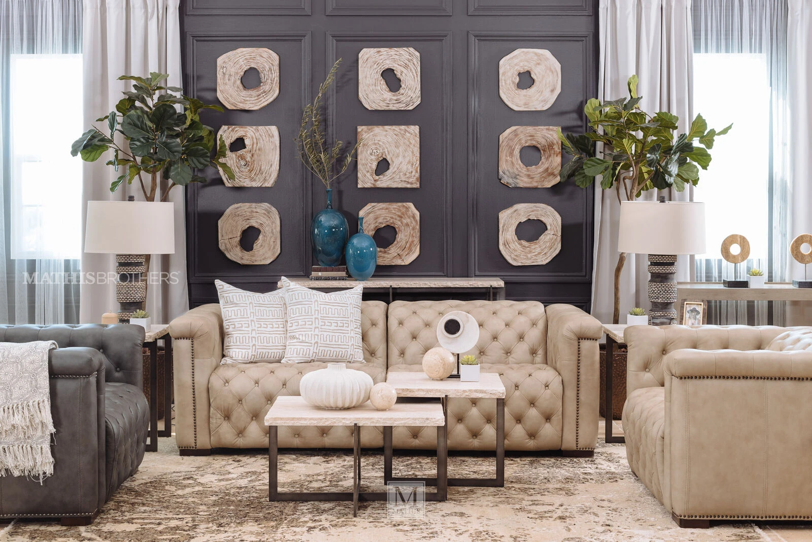 Savion Taupe Leather Power Sofa 4 Savion Taupe Leather Power Sofa - Image 2