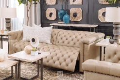 Savion Taupe Leather Power Sofa 11 Savion Taupe Leather Power Sofa -Olsberg shop HOOK SS434 SOFA 082 02