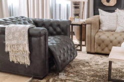 Savion Taupe Leather Power Sofa 15 Savion Taupe Leather Power Sofa -Olsberg shop HOOK SS434 SOFA 082 08