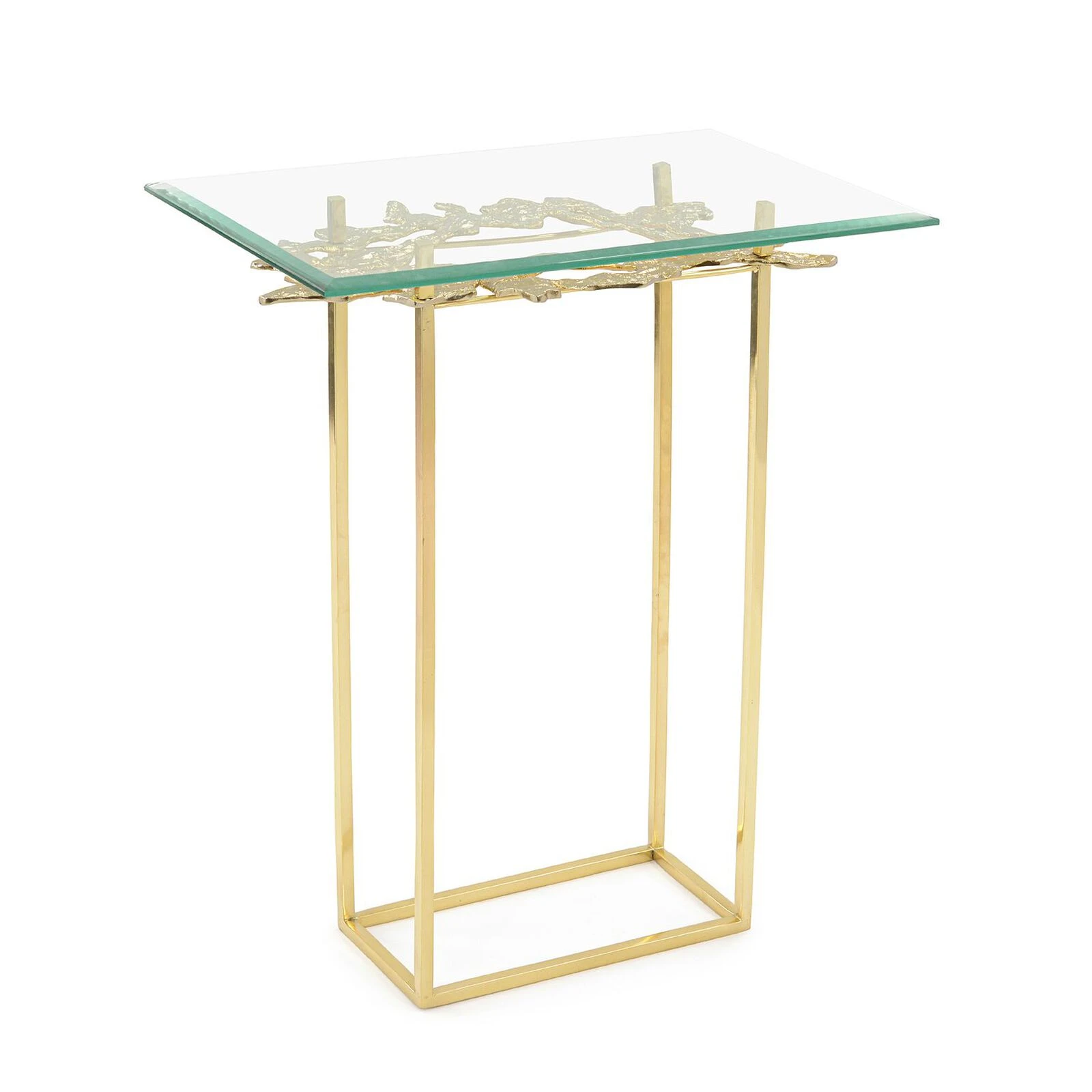 Organic Firm Brass & Glass Martini Table 3 Organic Firm Brass & Glass Martini Table