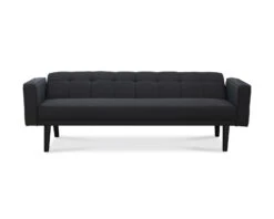 Sawyer Futon With Arms In Gray -Olsberg shop LCFDS HF2150 906 1 07