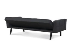 Sawyer Futon With Arms In Gray -Olsberg shop LCFDS HF2150 906 1 08