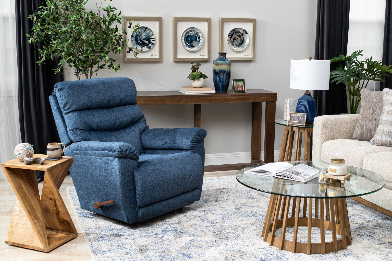 Drew & Jonathan Home Catalina Glass-Top Cocktail Table 8 Drew & Jonathan Home Catalina Glass-Top Cocktail Table - Image 6