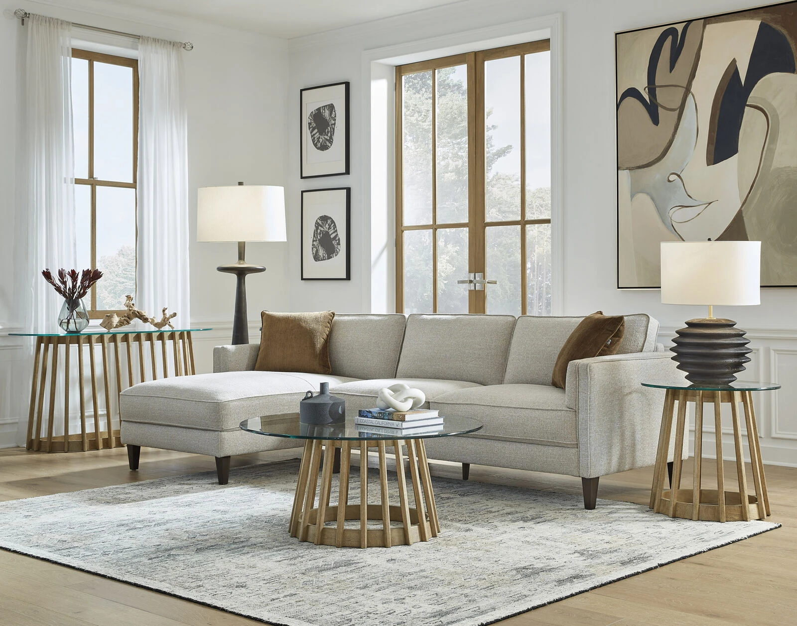 Drew & Jonathan Home Catalina Glass-Top Cocktail Table 9 Drew & Jonathan Home Catalina Glass-Top Cocktail Table - Image 7