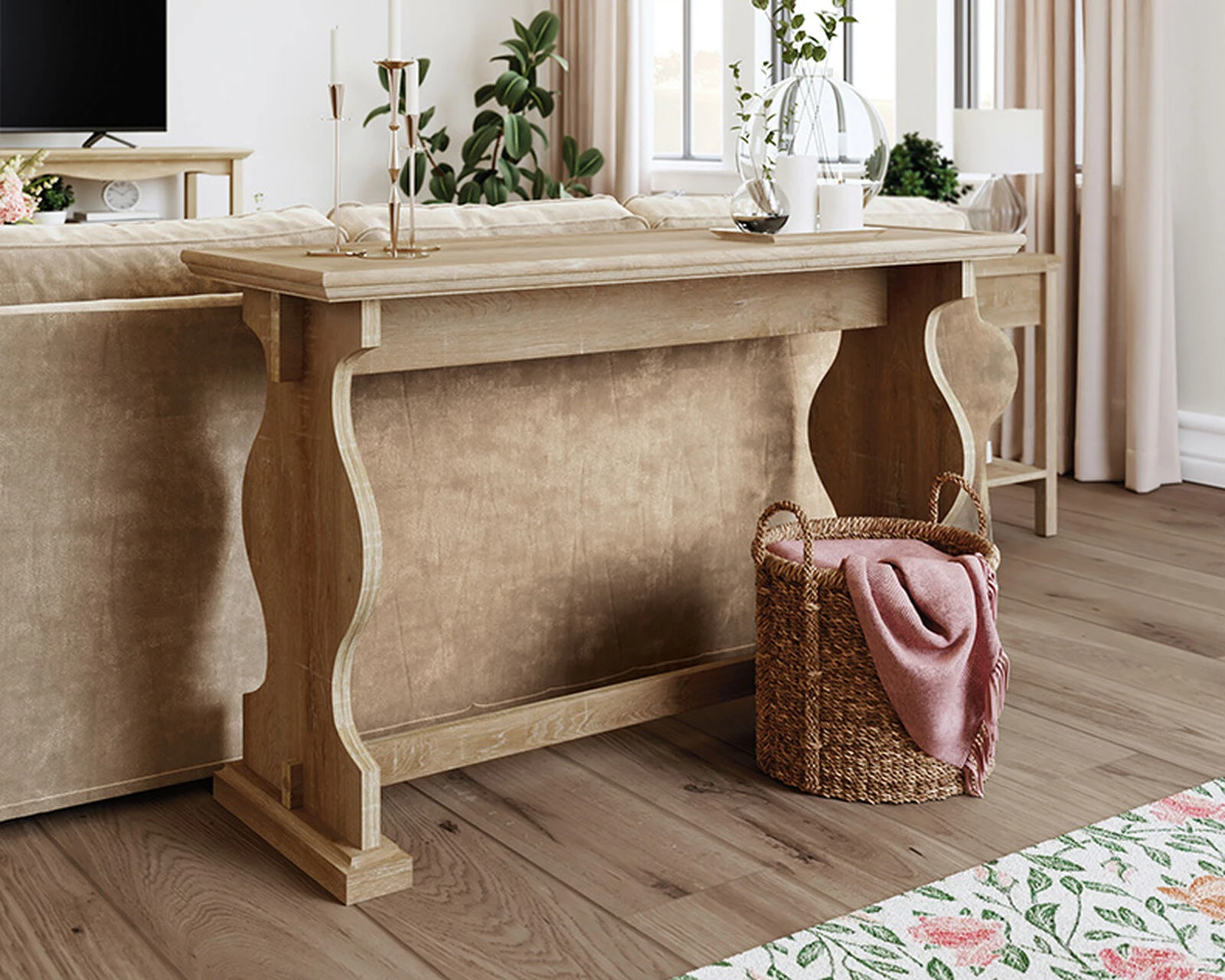 Adaline Cafe Sofa Table 3 Adaline Cafe Sofa Table