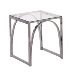 Stevenly Square Glass-Top End Table 10 Stevenly Square Glass-Top End Table -Olsberg shop SEIFL CK1005302 01