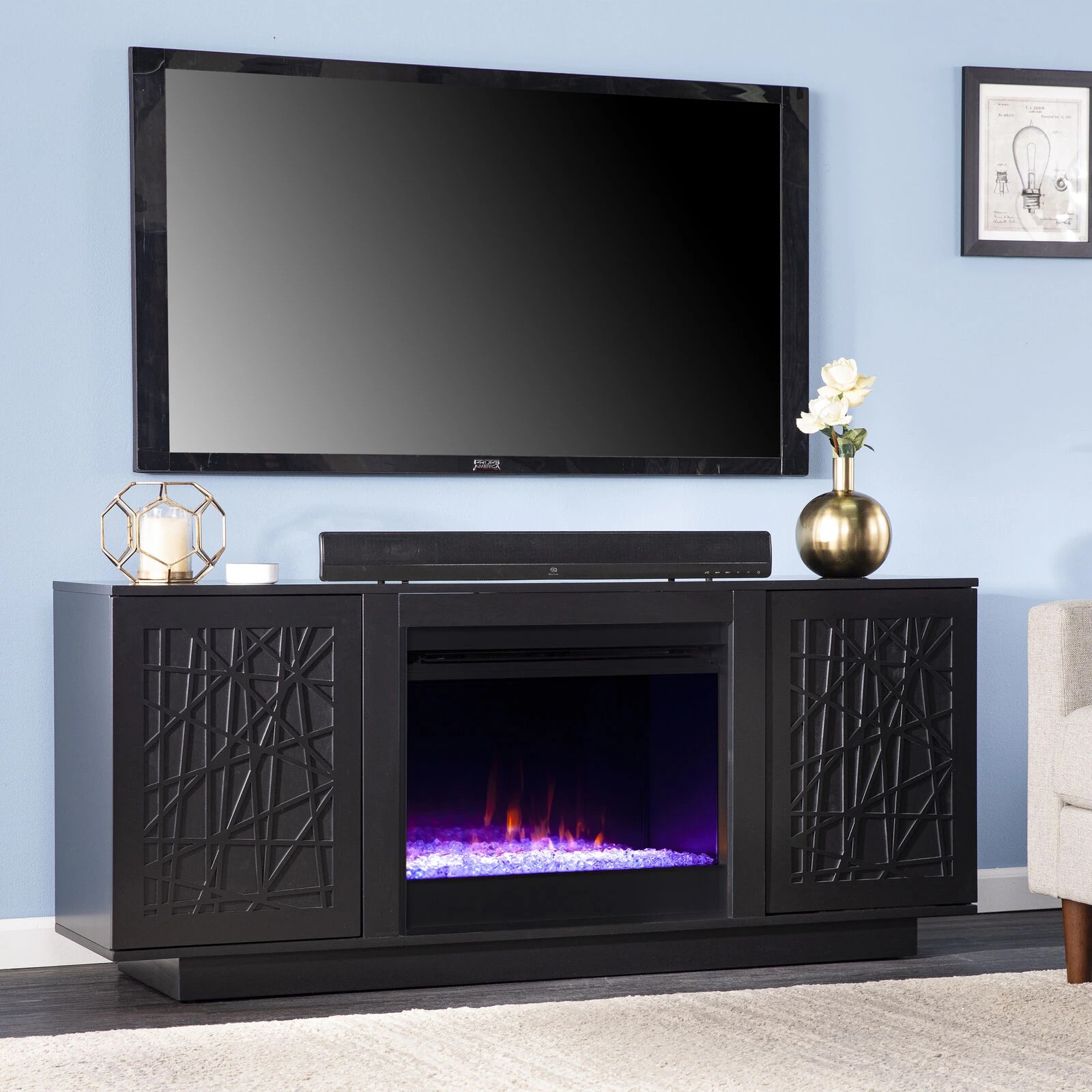 Ford Color Changing Fireplace Console 4 Ford Color Changing Fireplace Console - Image 2