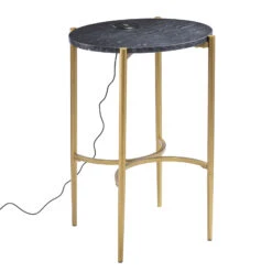 Padstow Side Table With Wireless Charging