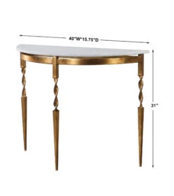 Imelda Demilune Console Table 7 Imelda Demilune Console Table -Olsberg shop UTSP 24881 03