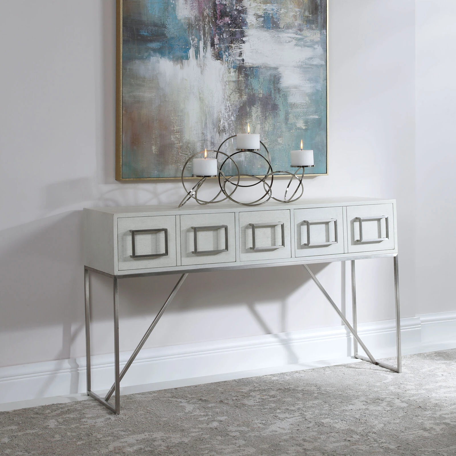 Abaya White Console Table 3 Abaya White Console Table