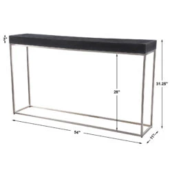 Jase Black Concrete Console Table 6 Jase Black Concrete Console Table -Olsberg shop UTSP 24974 02