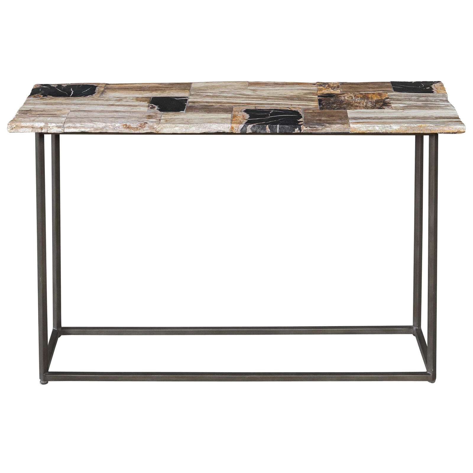 Iya Petrified Wood Console Table 3 Iya Petrified Wood Console Table
