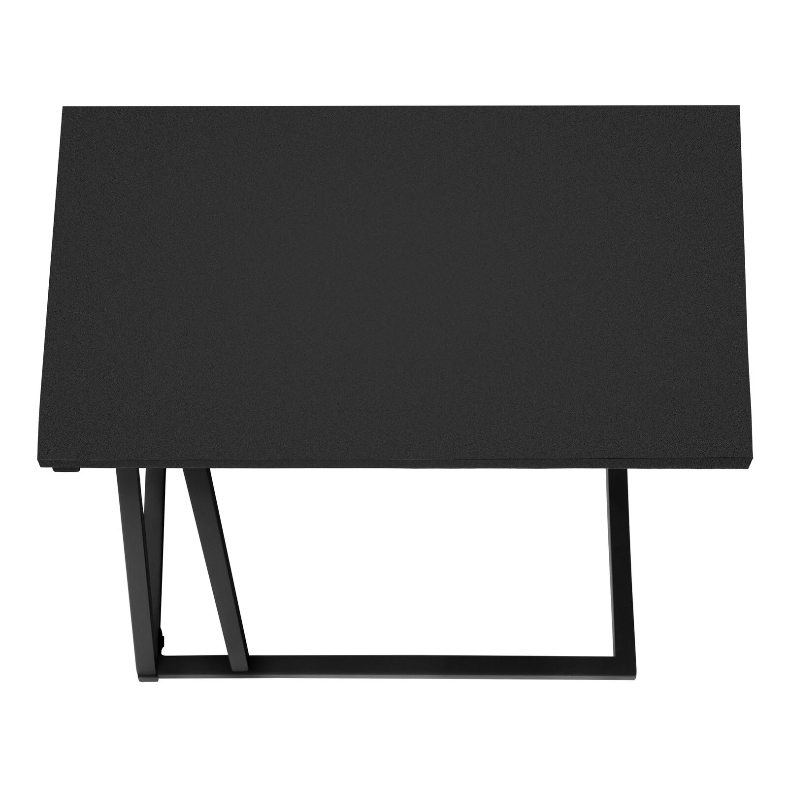 Monarch Specialties I 3247 Accent Table, C-shaped, End, Side, Snack, Living Room, Bedroom, Metal, Laminate, Black, Contemporary, Modern 9 Monarch Specialties I 3247 Accent Table, C-shaped, End, Side, Snack, Living Room, Bedroom, Metal, Laminate, Black, Contemporary, Modern - Image 7