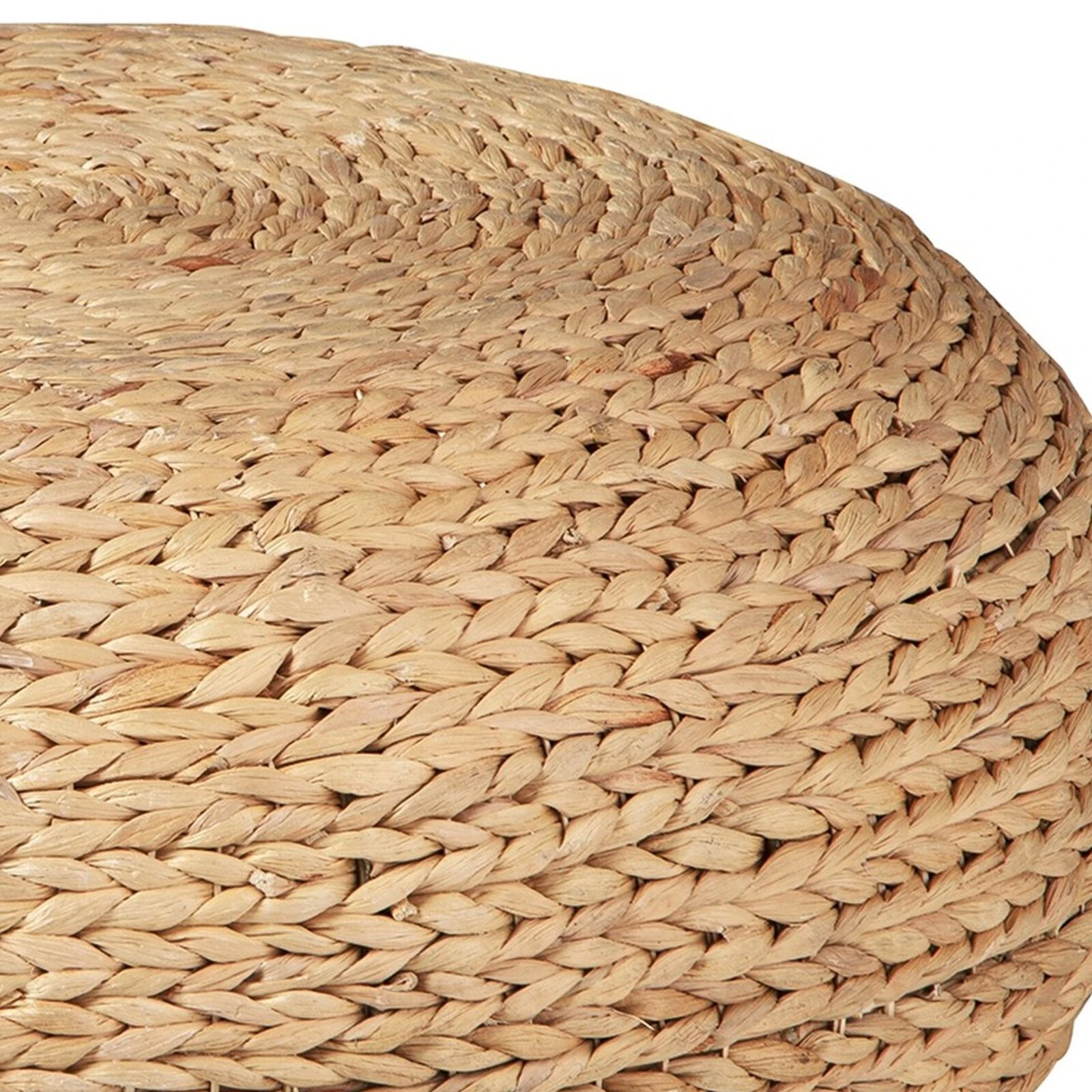 Traditional 31 Inch Coffee Table, Water Hyacinth Fiber Woven, Natural Brown-Benzara 4 Traditional 31 Inch Coffee Table, Water Hyacinth Fiber Woven, Natural Brown-Benzara - Image 2