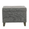 Rectangular Fabric Upholstered Wooden Ottoman With Lift Top Storage, Gray-Benzara 2 Rectangular Fabric Upholstered Wooden Ottoman With Lift Top Storage, Gray-Benzara -Olsberg shop af34e3b997e14338aba114eb7a48326e