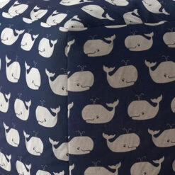 Homezia 17" Blue And Grey Twill Animal Print Pouf Ottoman 9 Homezia 17" Blue And Grey Twill Animal Print Pouf Ottoman -Olsberg shop b0f3cd1d10034c5da32c3acaf8805ef6