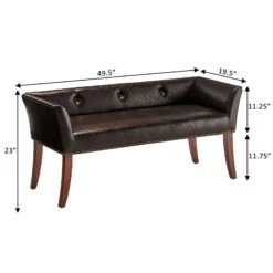 Design4Comfort Gabriella Bench Ottoman-Benzara -Olsberg shop b23955b2e1804352bcbadaefb472ee4a