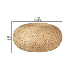 Traditional 31 Inch Coffee Table, Water Hyacinth Fiber Woven, Natural Brown-Benzara 11 Traditional 31 Inch Coffee Table, Water Hyacinth Fiber Woven, Natural Brown-Benzara -Olsberg shop b3485c0c0a3a4067905ed242e6aee64c