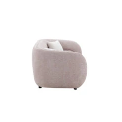 90.6" Mid Century Modern Curved Sofa Counch Living Room Sofa, PINK 16 90.6" Mid Century Modern Curved Sofa Counch Living Room Sofa, PINK -Olsberg shop b9f5b6904f78413991eb8ad3a1a787da