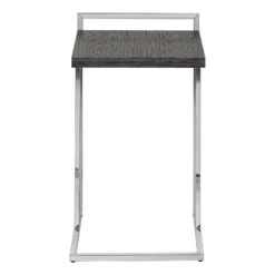 Monarch Specialties I 3637 Accent Table, C-shaped, End, Side, Snack, Living Room, Bedroom, Metal, Laminate, Grey, Chrome, Contemporary, Modern 14 Monarch Specialties I 3637 Accent Table, C-shaped, End, Side, Snack, Living Room, Bedroom, Metal, Laminate, Grey, Chrome, Contemporary, Modern -Olsberg shop ba932fab7ac242f2a0af032dcc3e324c