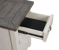 Homezia 25" White And Grey Solid Wood Rectangular End Table With USB And Outlets 11 Homezia 25" White And Grey Solid Wood Rectangular End Table With USB And Outlets -Olsberg shop bfa3408cab1749f4afef4a4cf941f297